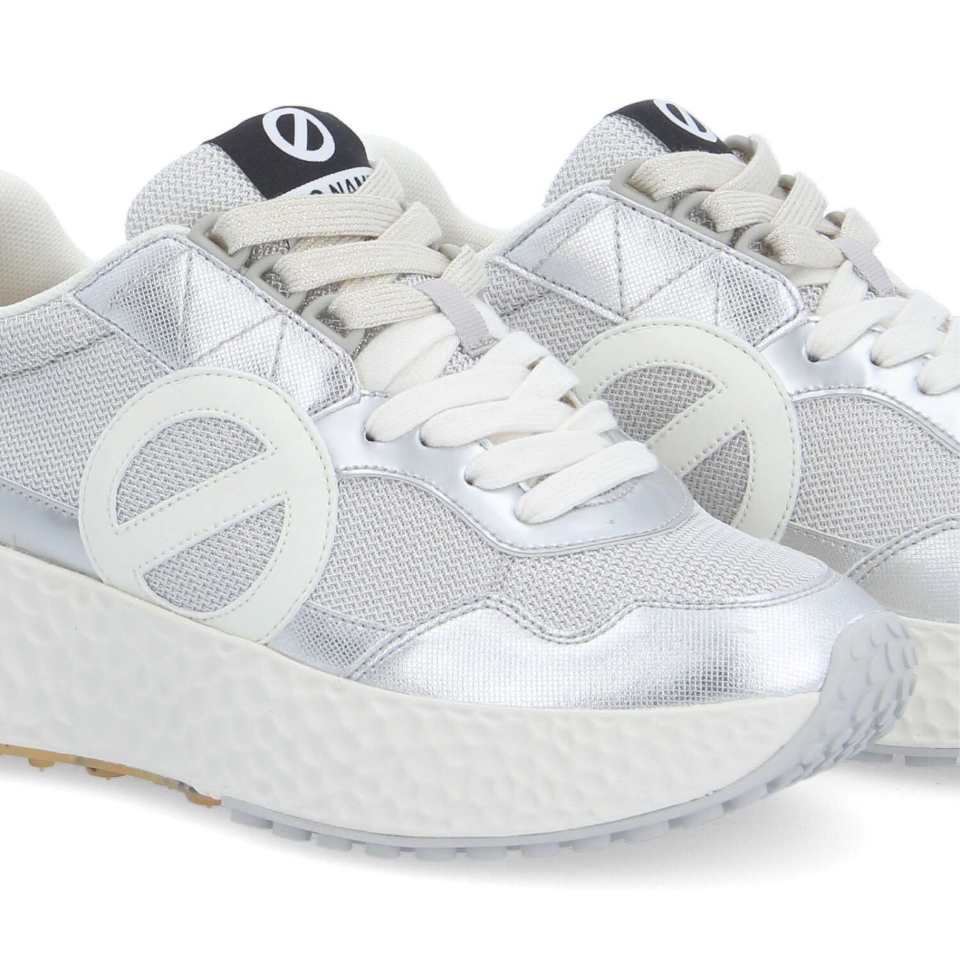 CARTER JOGGER W - METAL/KNIT/GLIT - ARGENTO/GRIGIO